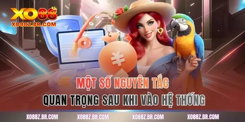 Một số nguyên tắc quan trọng sau khi vào hệ thống